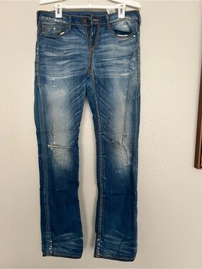 True Religion Women's Blue Boot Cut Jeans